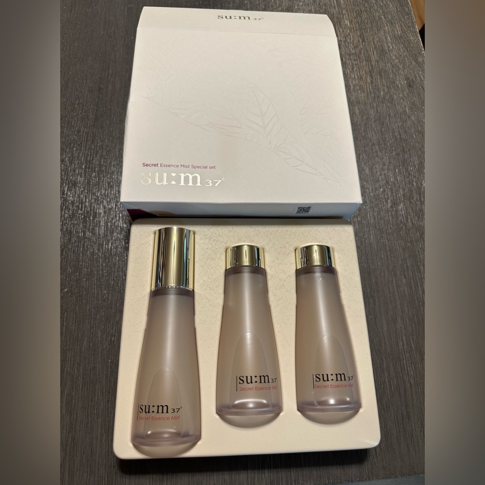 SUM37 SU:M 37 Secret Essence Mist 60ml+60ml + 60ml. Newest Version